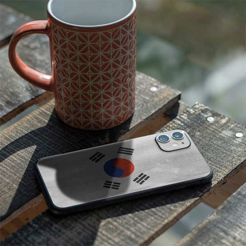 South Korean Flag Distressed iPhone 11 Skin